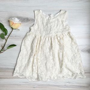 Embroidered lace dress, 12-18M